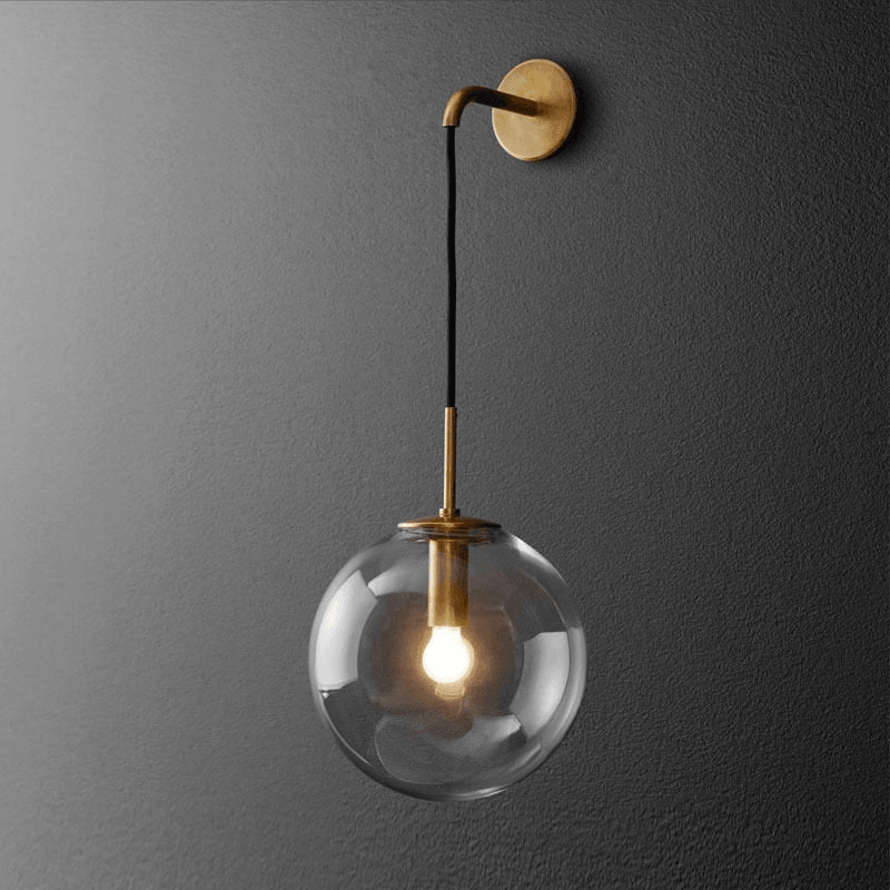 Copper Cedar - Modern Glass Wall Sconces