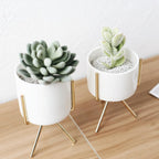 Drift Tide - Ceramic Flower Planters with Modern Stand
