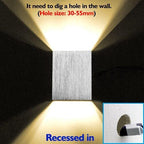 Shadow Canyon - Modern LED Cube Box Wall Sconces