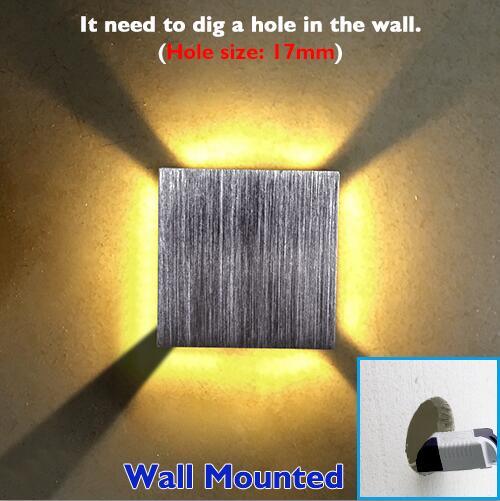 Shadow Canyon - Modern LED Cube Box Wall Sconces