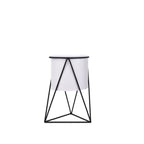 Hearth Haven - Circular Ceramic Planter & Stand