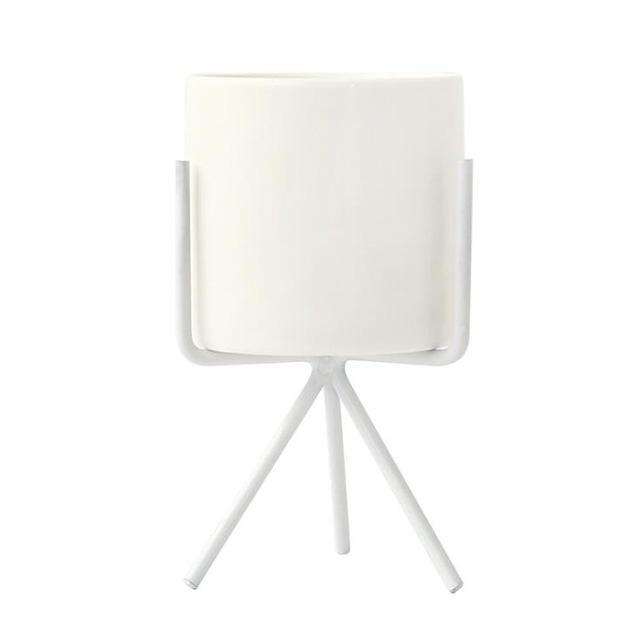 Drift Tide - Ceramic Flower Planters with Modern Stand