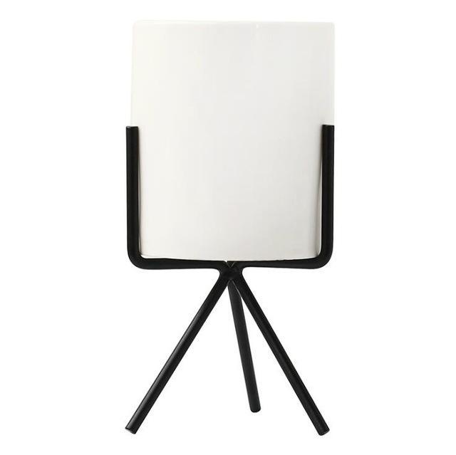 Drift Tide - Ceramic Flower Planters with Modern Stand