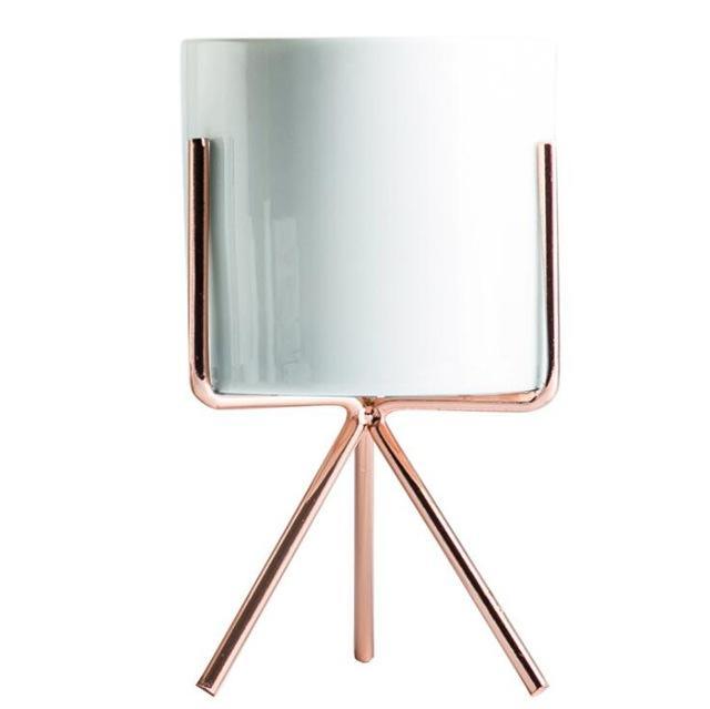 Drift Tide - Ceramic Flower Planters with Modern Stand