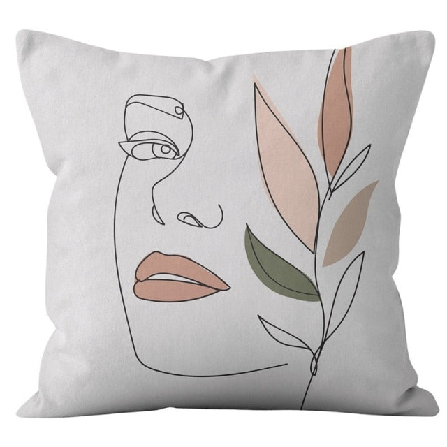 Hollis - Abstract Cushion Cover