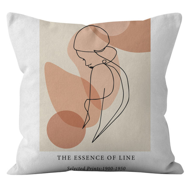 Hollis - Abstract Cushion Cover