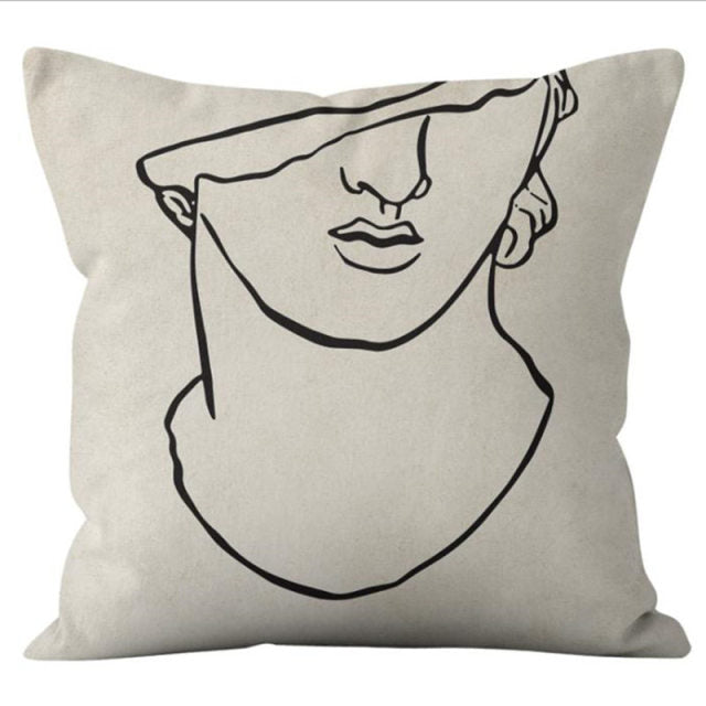 Hollis - Abstract Cushion Cover