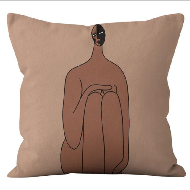 Hollis - Abstract Cushion Cover