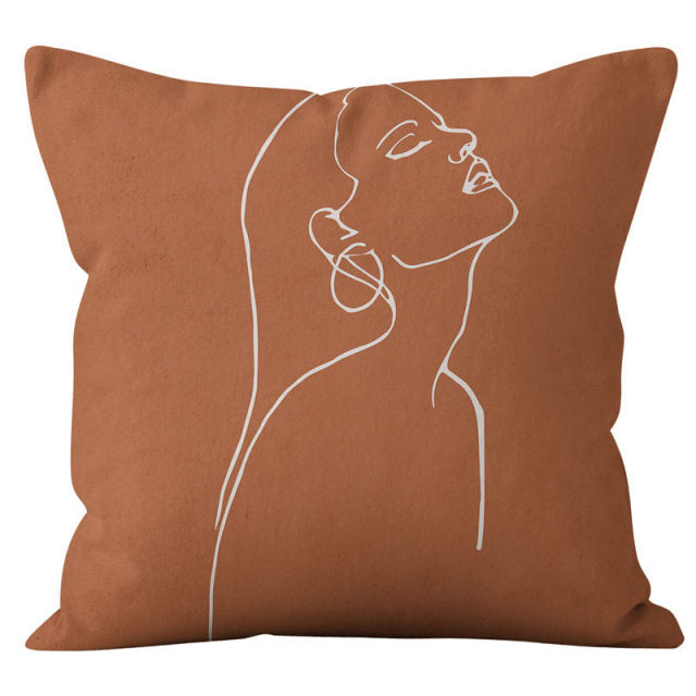 Hollis - Abstract Cushion Cover