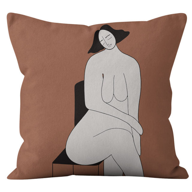 Hollis - Abstract Cushion Cover