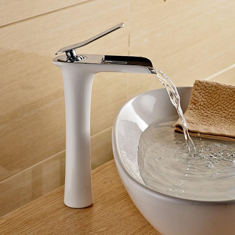 Velvet Willow - Waterfall Single Handle Basin Faucet