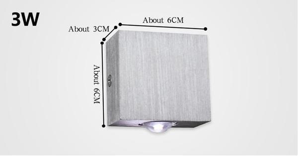 Shadow Canyon - Modern LED Cube Box Wall Sconces