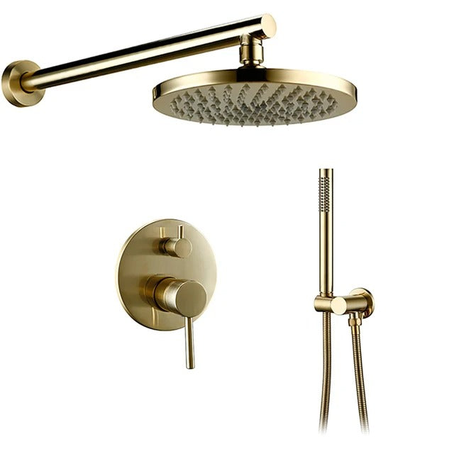 Silver Glade - Wall Mounted Rain Shower Head Set