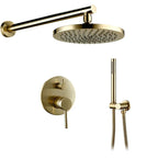 Silver Glade - Wall Mounted Rain Shower Head Set