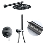 Silver Glade - Wall Mounted Rain Shower Head Set