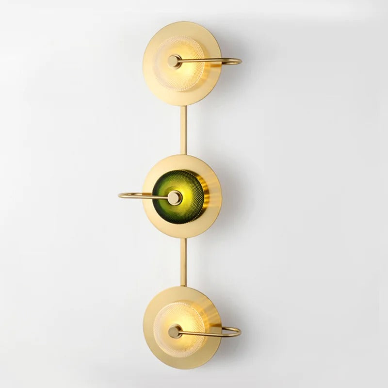 Olive Fjord - Scandinavian Design Lamp Brass Sconces